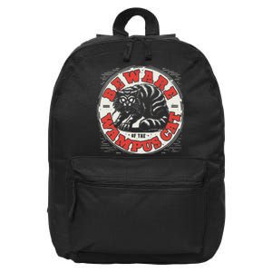 Wampus Cat American Folklore Cryptozoology Cryptid 16 in Basic Backpack