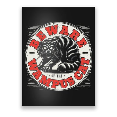 Wampus Cat American Folklore Cryptozoology Cryptid Poster