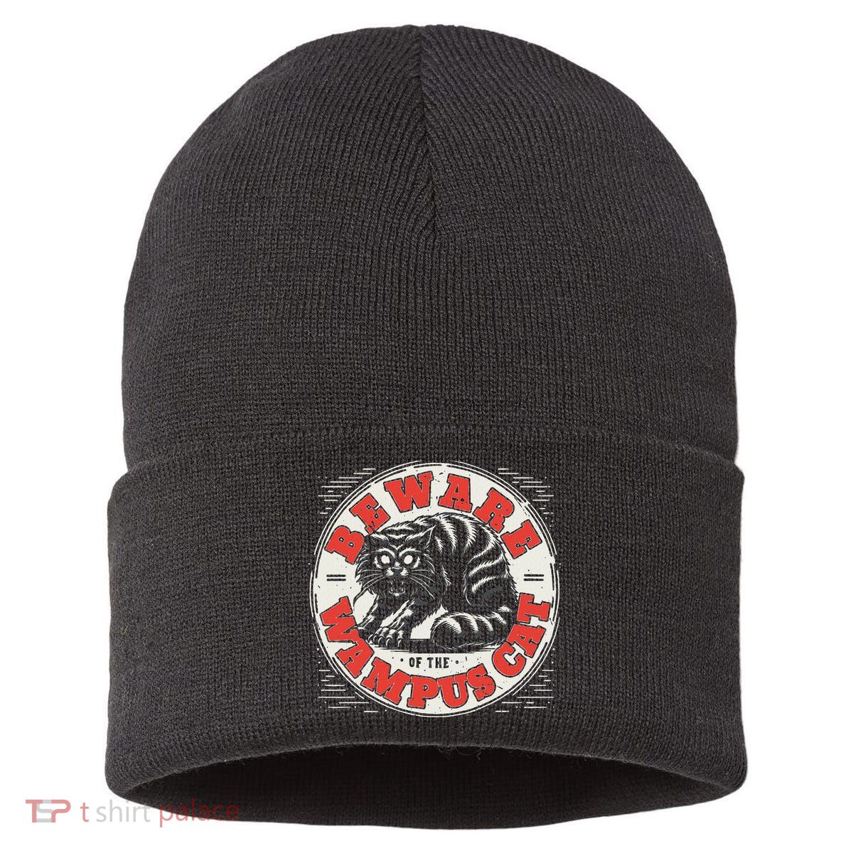 Wampus Cat American Folklore Cryptozoology Cryptid Sustainable Knit Beanie