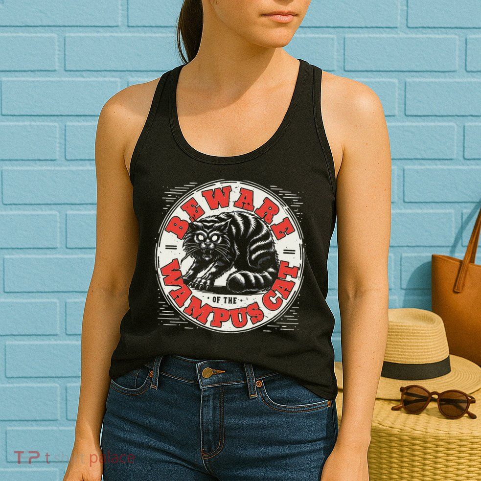 Wampus Cat American Folklore Cryptozoology Cryptid Womens Tank Top