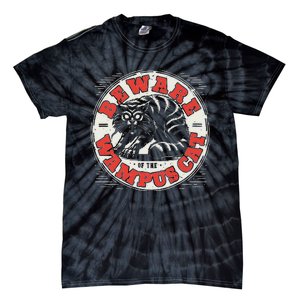 Wampus Cat American Folklore Cryptozoology Cryptid Tie-Dye T-Shirt