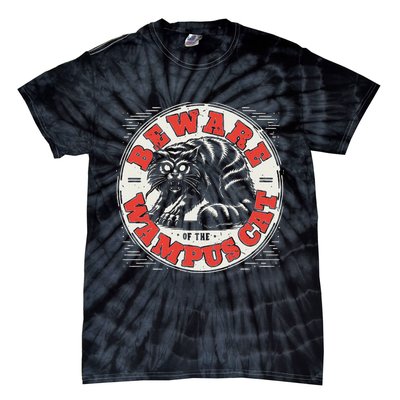Wampus Cat American Folklore Cryptozoology Cryptid Tie-Dye T-Shirt