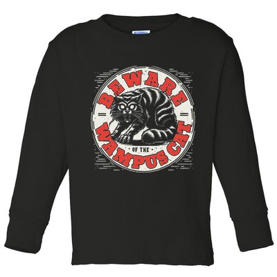 Wampus Cat American Folklore Cryptozoology Cryptid Toddler Long Sleeve Shirt