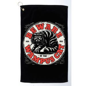 Wampus Cat American Folklore Cryptozoology Cryptid Platinum Collection Golf Towel