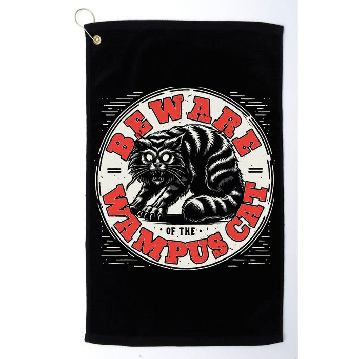 Wampus Cat American Folklore Cryptozoology Cryptid Golf Towel