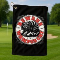 Wampus Cat American Folklore Cryptozoology Cryptid Golf Towel