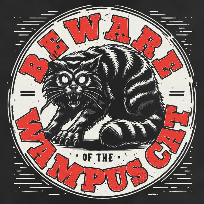 Wampus Cat American Folklore Cryptozoology Cryptid Golf Towel
