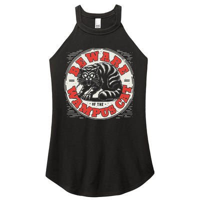 Wampus Cat American Folklore Cryptozoology Cryptid Women's Perfect Tri Rocker Tank