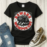 Wampus Cat American Folklore Cryptozoology Cryptid Womens T-Shirt