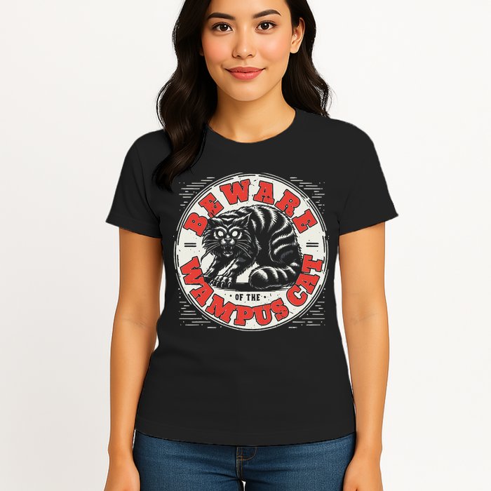 Wampus Cat American Folklore Cryptozoology Cryptid Womens T-Shirt