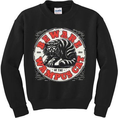 Wampus Cat American Folklore Cryptozoology Cryptid Kids Sweatshirt