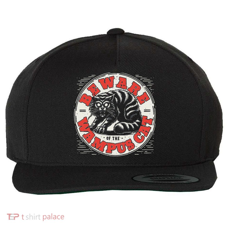 Wampus Cat American Folklore Cryptozoology Cryptid Wool Snapback Cap