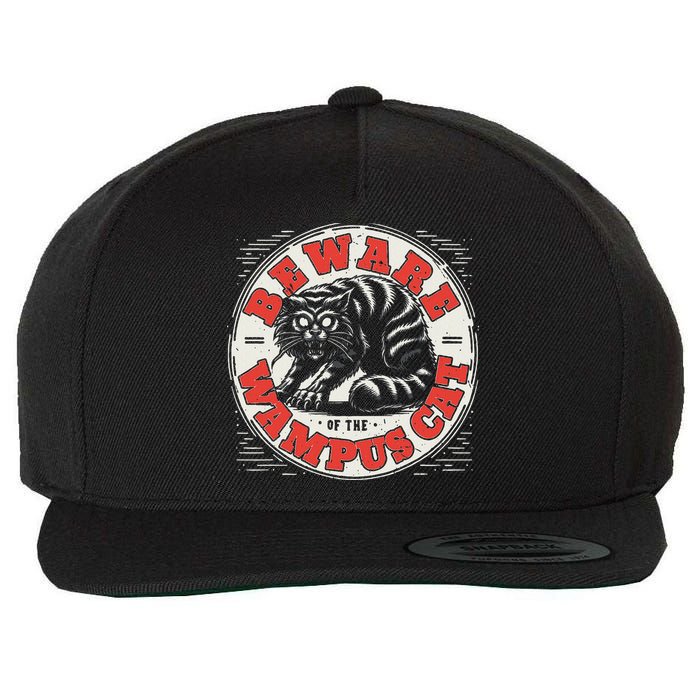 Wampus Cat American Folklore Cryptozoology Cryptid Wool Snapback Cap