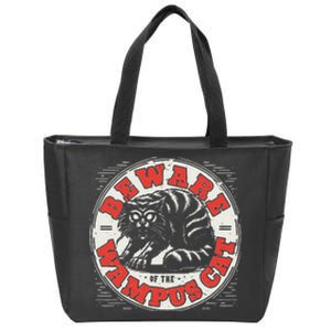 Wampus Cat American Folklore Cryptozoology Cryptid Zip Tote Bag