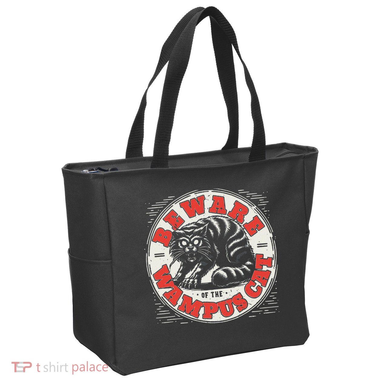 Wampus Cat American Folklore Cryptozoology Cryptid Zip Tote Bag