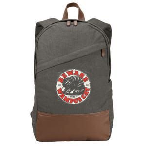 Wampus Cat American Folklore Cryptozoology Cryptid Cotton Canvas Backpack