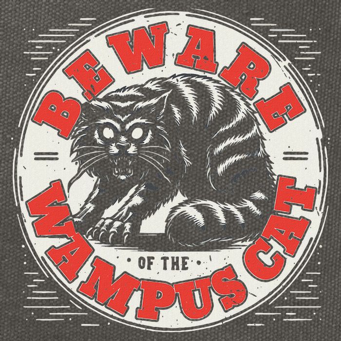 Wampus Cat American Folklore Cryptozoology Cryptid Cotton Canvas Backpack