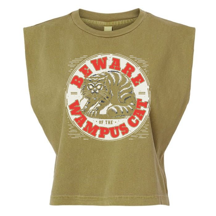 Wampus Cat American Folklore Cryptozoology Cryptid Garment-Dyed Women's Muscle Tee