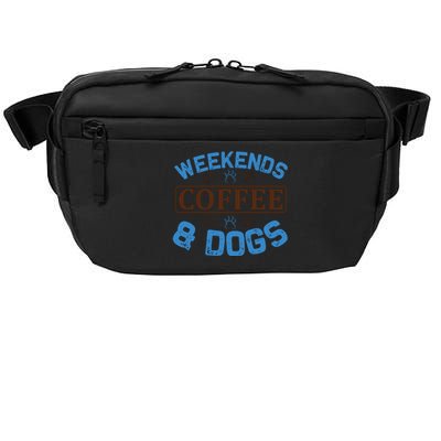 Weekends Coffee And Dogs Crossbody Pack