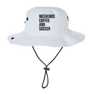 Weekends Coffee And Soccer Soccer Auntie Soccer Mom Gift Legacy Cool Fit Booney Bucket Hat