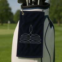 Western Cowboy Boot Stitching Cowboy Boot Stitching Golf Towel