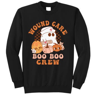 Wound Care Boo Boo Crew Funny Nurse Ghost Halloween Sweatshirt