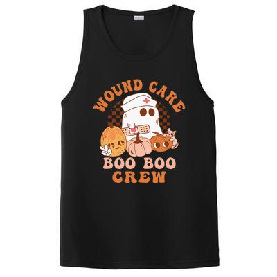 Wound Care Boo Boo Crew Funny Nurse Ghost Halloween PosiCharge Competitor Tank