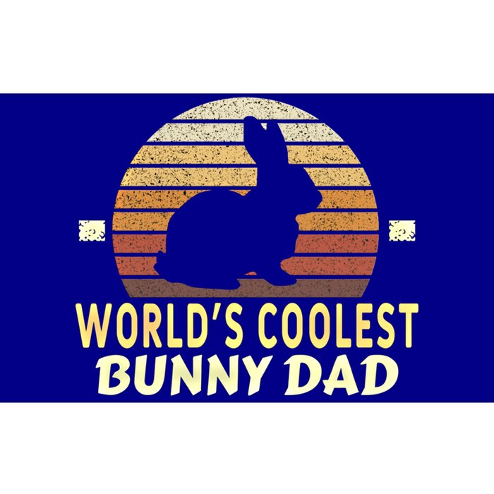 Worlds Coolest Bunny Dad Pet Cute Rabbit Great Gift Bumper Sticker