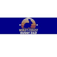 Worlds Coolest Bunny Dad Pet Cute Rabbit Great Gift Bumper Sticker