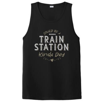 Wo Could Be A Train Station Kinda Day, vintage Country Music PosiCharge Competitor Tank