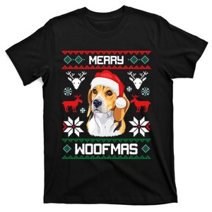 Woofmas Clothes Beagle Gift For Merry Christmas T-Shirt