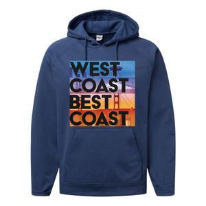 West Coast Best Coast Performance Fleece Hoodie