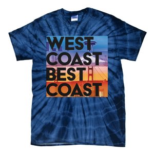 West Coast Best Coast Tie-Dye T-Shirt