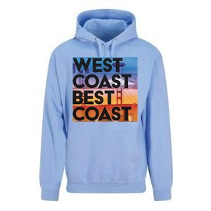 West Coast Best Coast Unisex Surf Hoodie