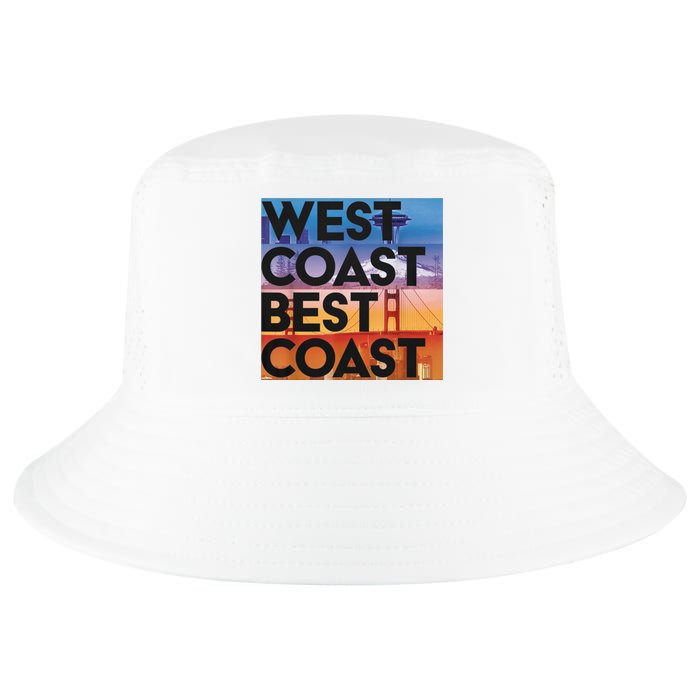 West Coast Best Coast Cool Comfort Performance Bucket Hat