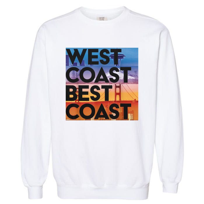 West Coast Best Coast Garment-Dyed Sweatshirt