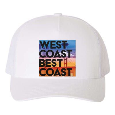 West Coast Best Coast Yupoong Adult 5-Panel Trucker Hat