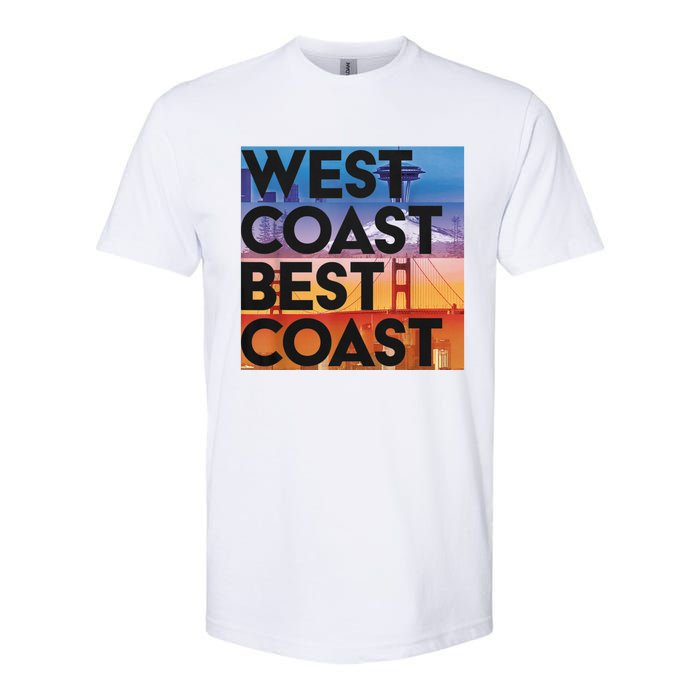 West Coast Best Coast Softstyle CVC T-Shirt