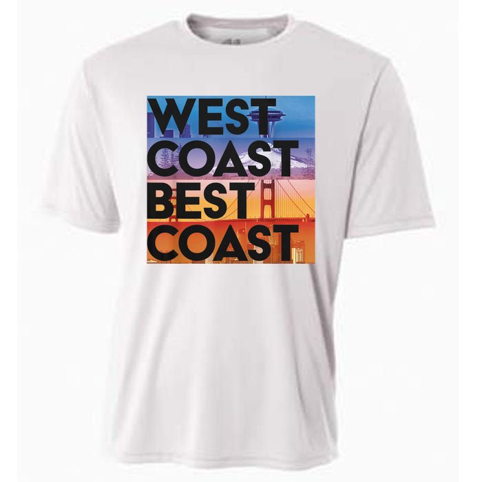 West Coast Best Coast Cooling Performance Crew T-Shirt