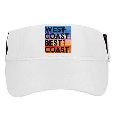 West Coast Best Coast Adult Drive Performance Visor