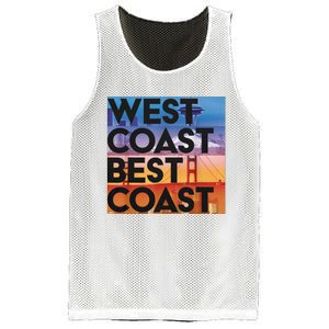 West Coast Best Coast Mesh Reversible Basketball Jersey Tank