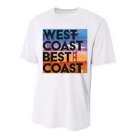 West Coast Best Coast Performance Sprint T-Shirt