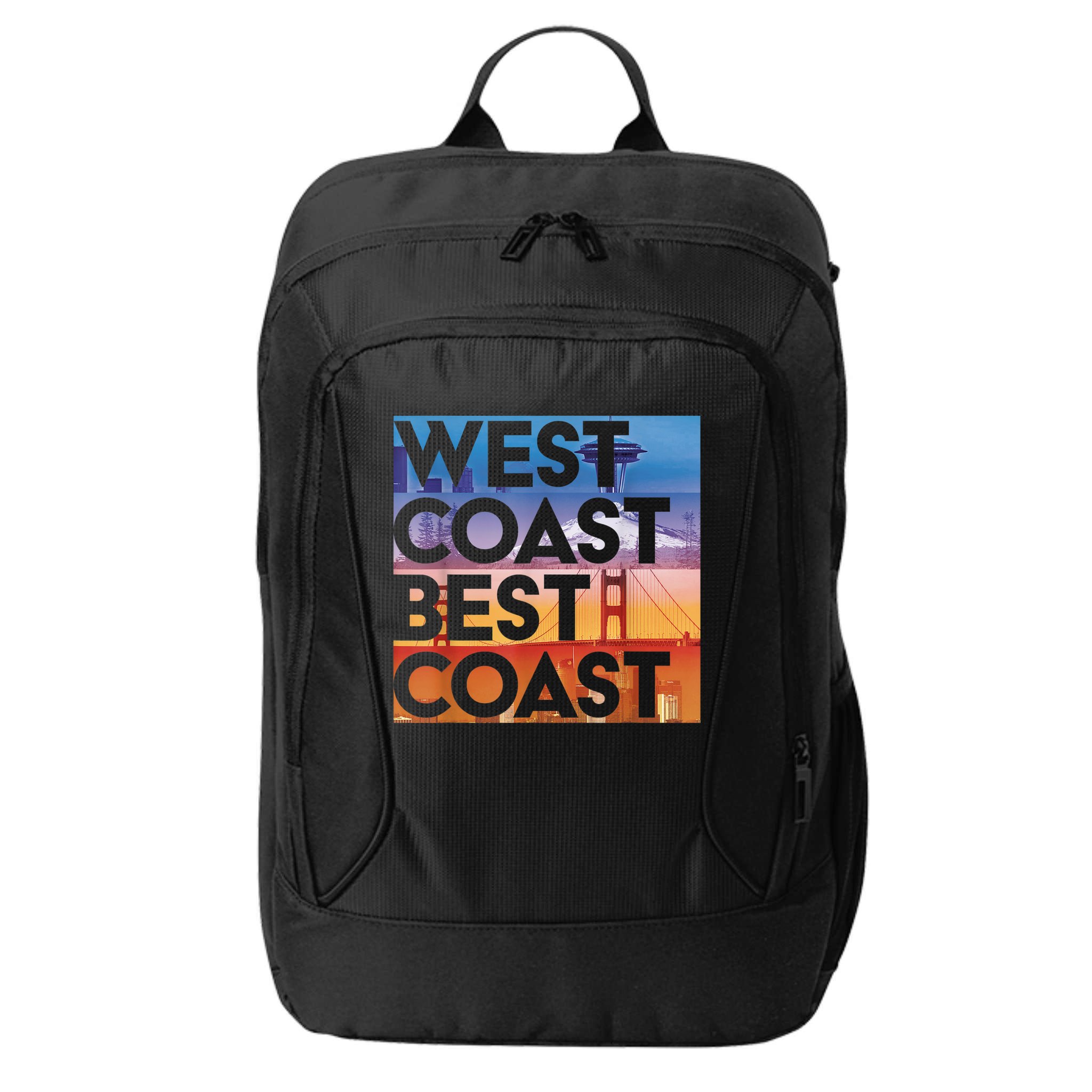 West Coast Best Coast | SEA/PO/SF/LA Graphic City Backpack