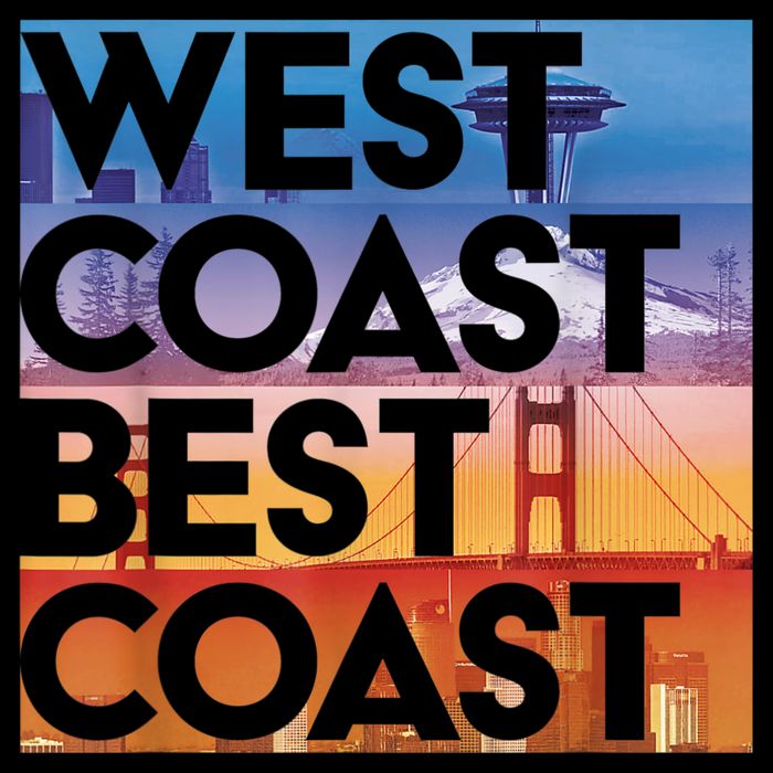 West Coast Best Coast | SEA/PO/SF/LA Graphic Impact Tech Backpack