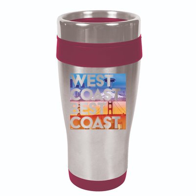 West Coast Best Coast | SEA/PO/SF/LA Graphic 16oz Travel Tumbler