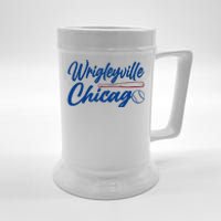 Wrigleyville Chicago Baseball American Beer Stein