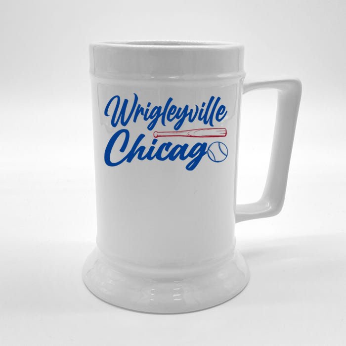 Wrigleyville Chicago Baseball American Beer Stein