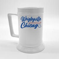 Wrigleyville Chicago Baseball American Beer Stein