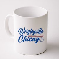 Wrigleyville Chicago Baseball American Coffee Mug