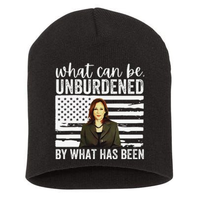 What Can Be Unburdened By What Has Been Cool Short Acrylic Beanie